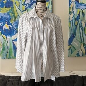 Striped Button-Up Shirt